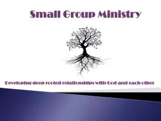 Small Group Ministry