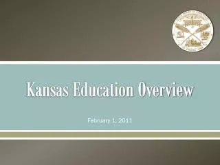 Kansas Education Overview