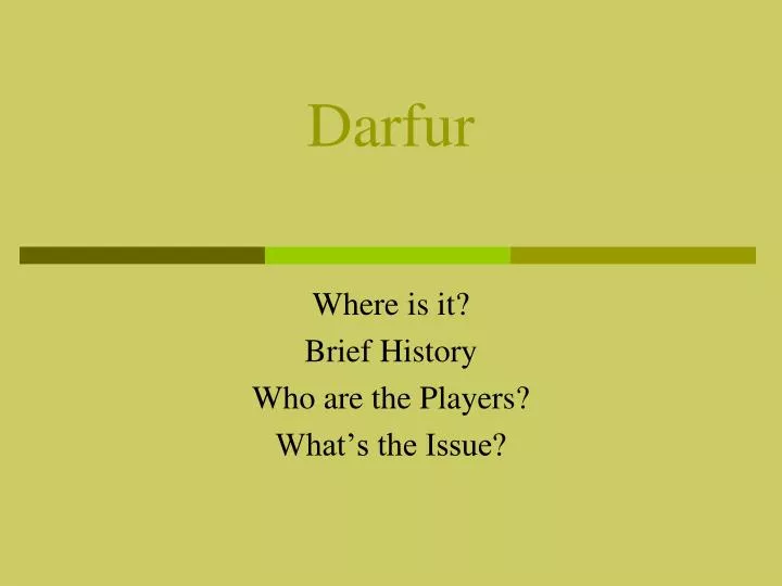 darfur