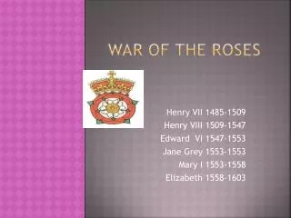 War of the roses