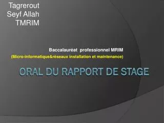 baccalaur at professionnel mrim micro informatique r seaux installation et maintenance