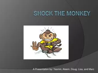 Shock The Monkey