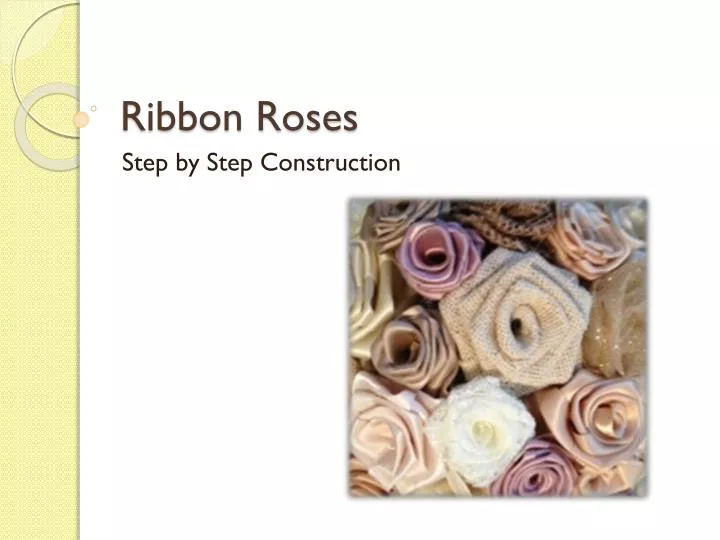 ribbon roses