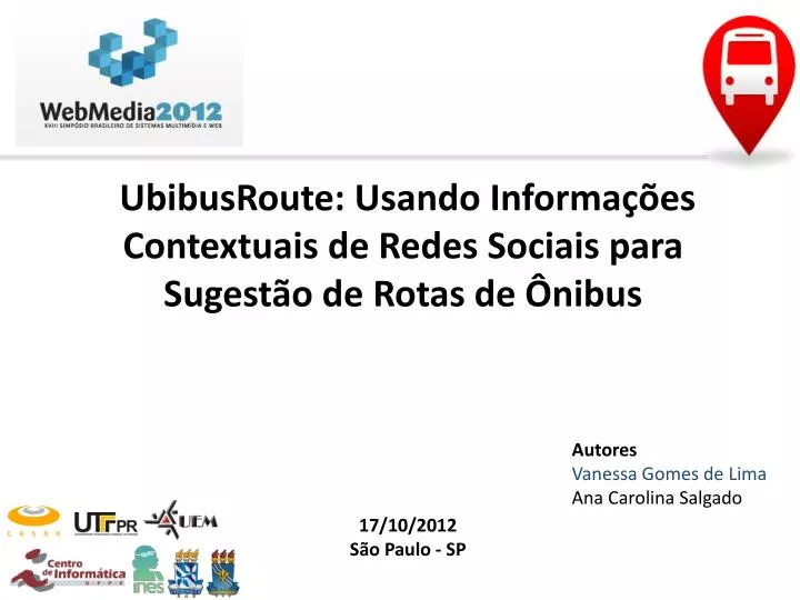 ubibusroute usando informa es contextuais de redes sociais para sugest o de rotas de nibus