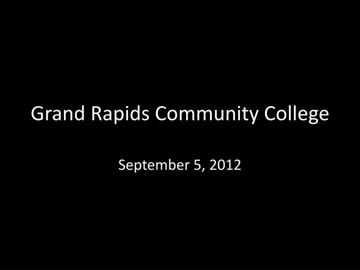 grand rapids community college