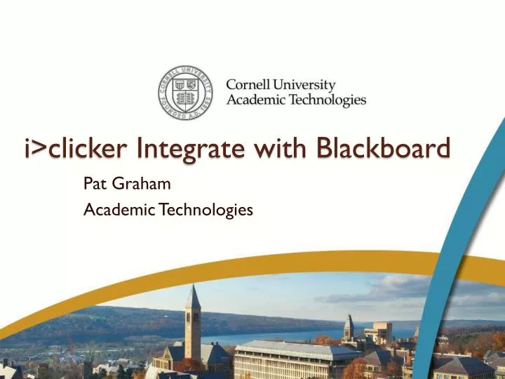 i clicker integrate with blackboard
