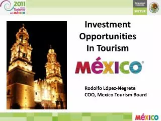 Investment Opportunities In Tourism