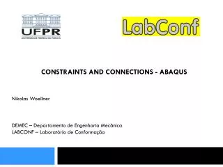 constraints and connections abaqus