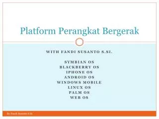 platform perangkat bergerak