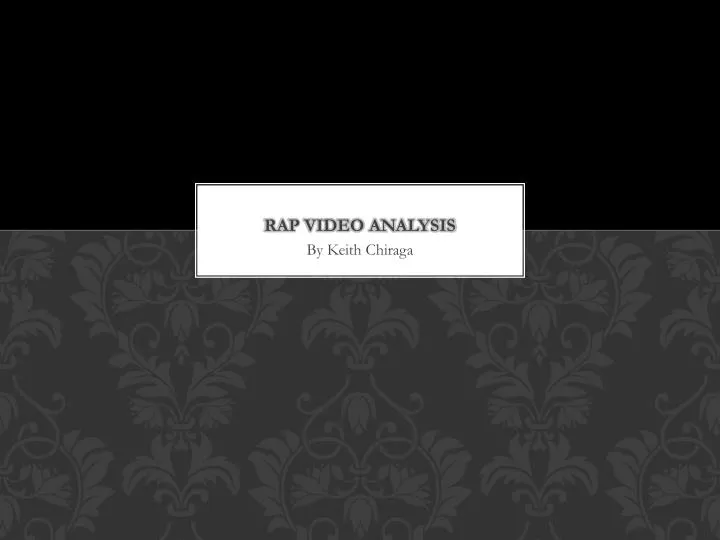 rap video analysis