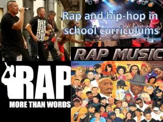 Rap and hip-hop in school curriculums