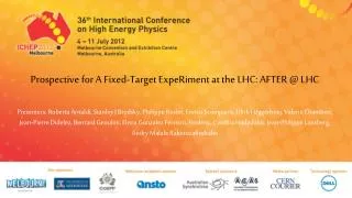 Prospective for A Fixed-Target ExpeRiment at the LHC: AFTER @ LHC
