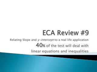 ECA Review #9
