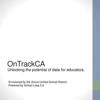 Unlocking the potential of data for educators.