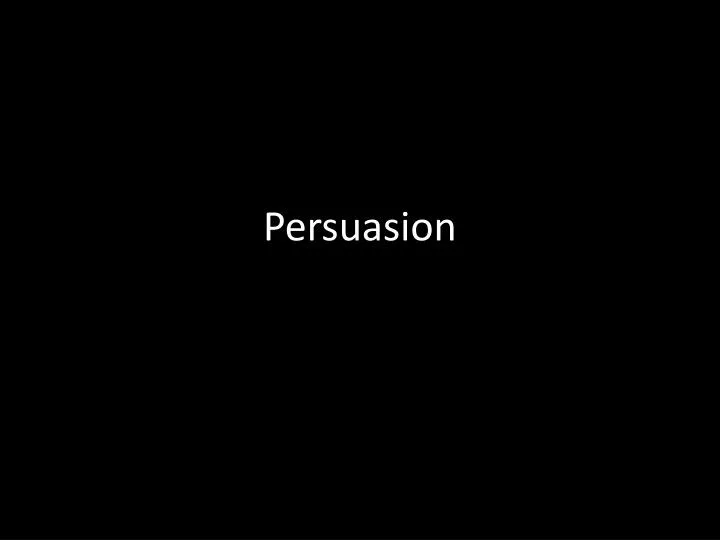 persuasion