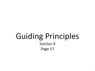 Guiding Principles Section 4 Page 17