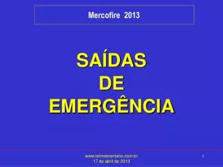 mercofire 2013