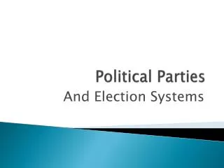 Political Parties