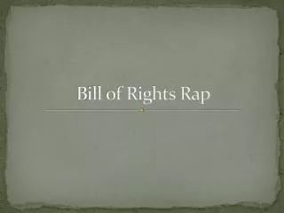 Bill of Rights Rap