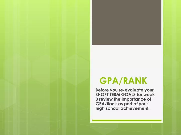 gpa rank