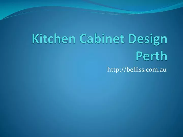 kitchen cabinet design perth