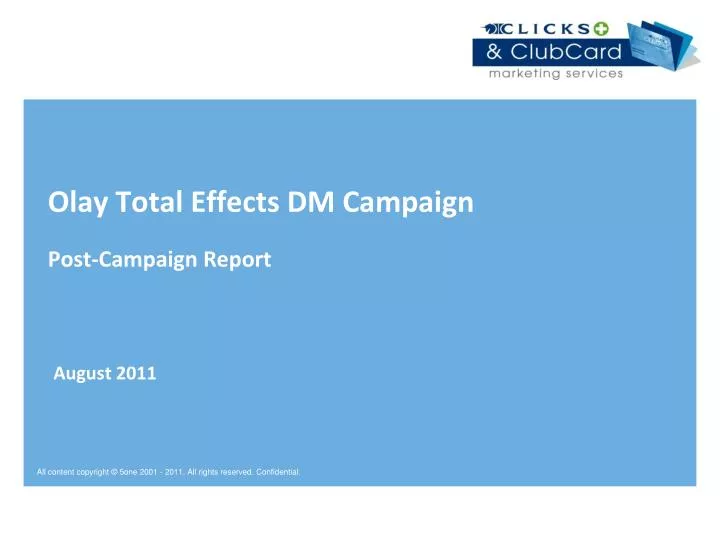 olay total effects dm campaign post campaign report