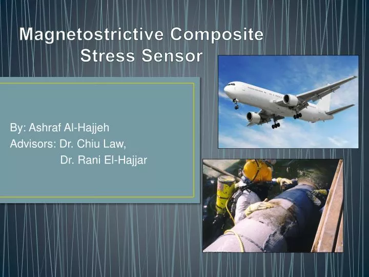 magnetostrictive composite stress sensor
