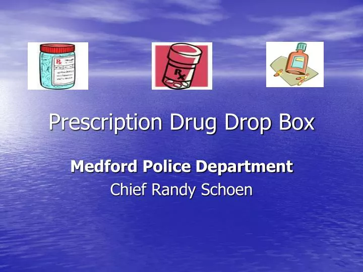 prescription drug drop box