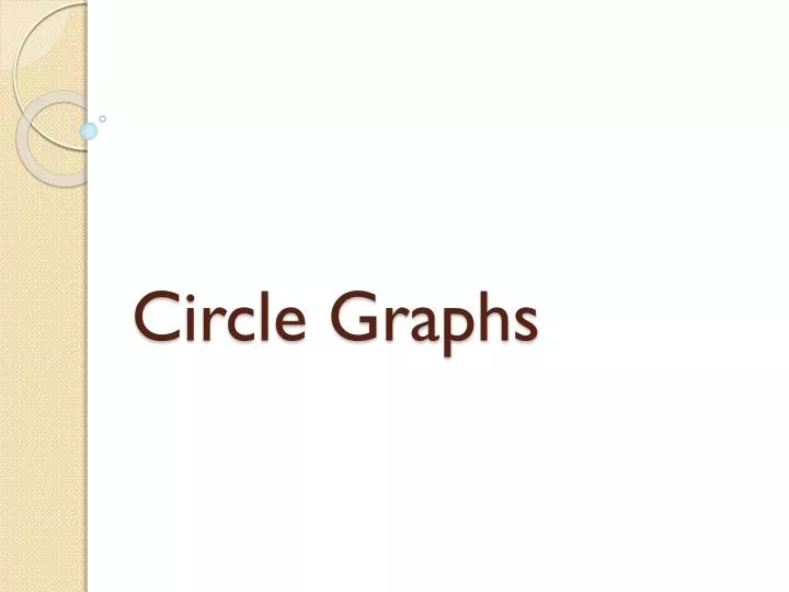 circle graphs