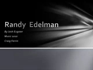 Randy Edelman