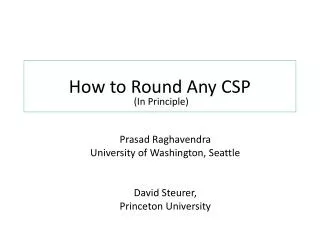 How to Round Any CSP