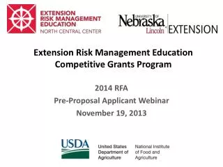 Extension Risk Management Education Competitive Grants Program