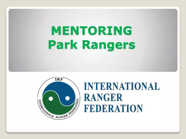 mentoring park rangers