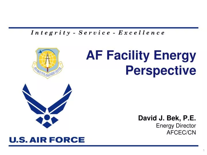 af facility energy perspective