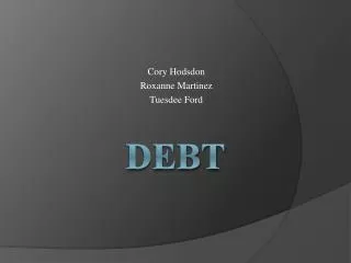 Debt