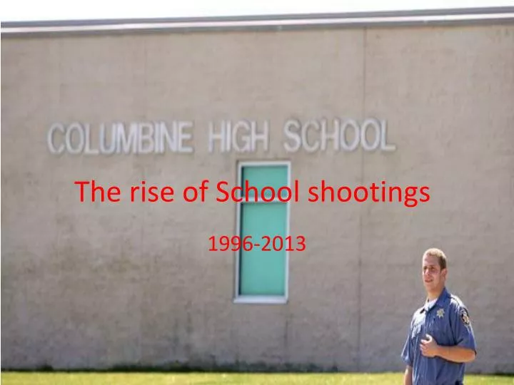 the rise of school shootings