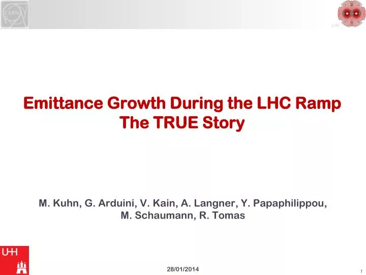 emittance growth during the lhc ramp the true story