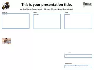 This is your presentation title.