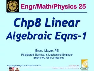 Engr/Math/Physics 25