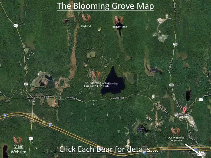 the blooming grove map