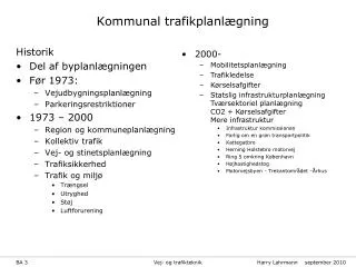 Kommunal trafikplanlægning