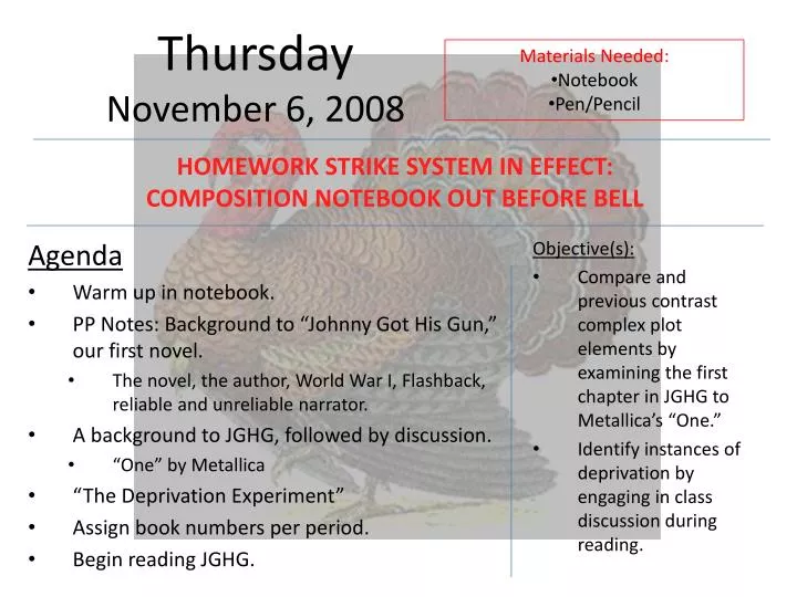 thursday november 6 2008