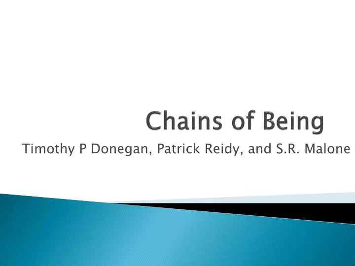 chains of being