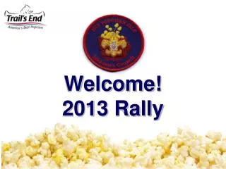 Welcome! 2013 Rally