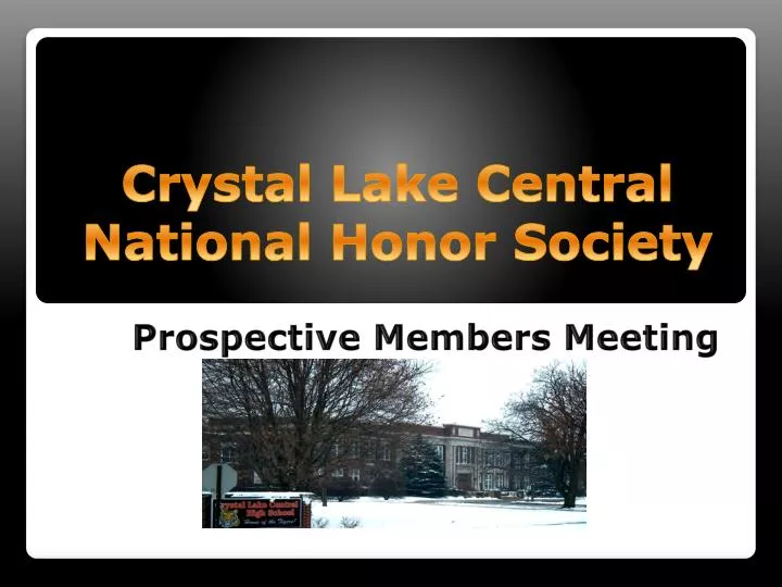 crystal lake central national honor society