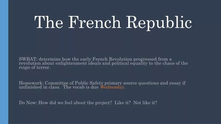 the french republic