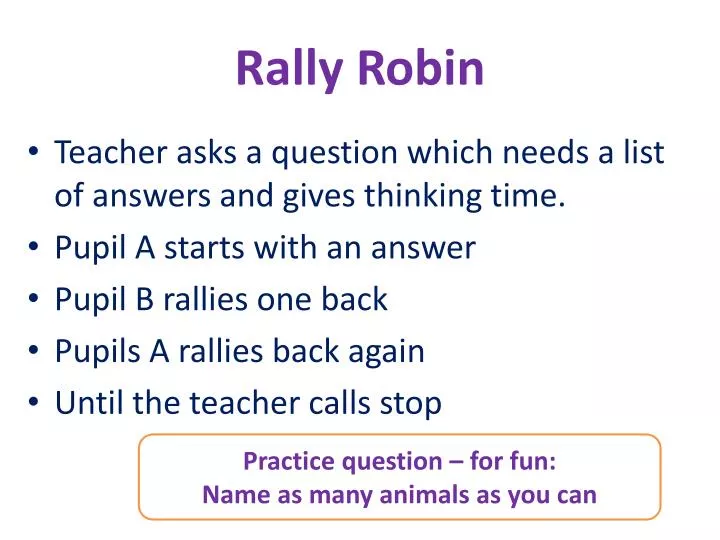 rally robin