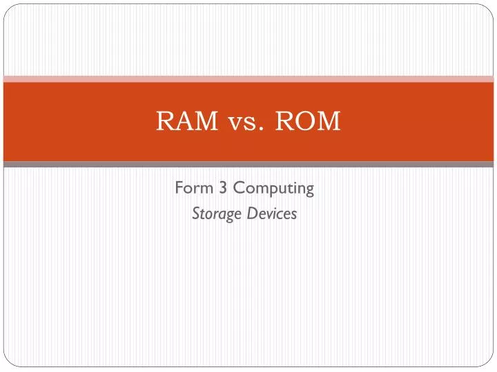 ram vs rom