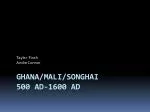 Glorious Empires of Ghana, Mali, Songhai - slide 1