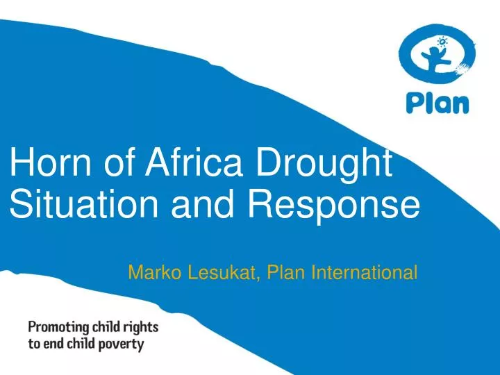 horn of africa drought situation and response